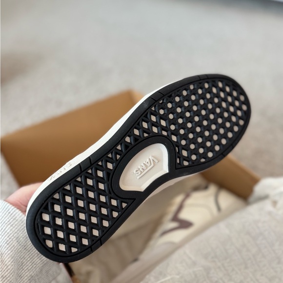 Vans Lowland ComfyCush Vintage Leather “Marshmallow Apple Butter” Sneakers - Picture 5 of 7